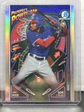 James Wood 2024 Bowman Chrome Prospect Power Up Refractor Insert #PP-14