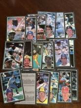 1985 Donruss Jumbo Card Lot of 20 Reggie Jackson, George Brett, Tony Gwynn