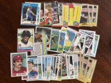 Baseball Cards Lot of 48 1963-1987