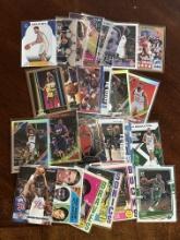 Basketball Cards Lot of 26 - Klay, Kemp, Olajuwon, Payton, Ewing, Shai, Siakam, Vintage