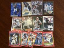 MLB Baseball Lot of 14 Cards - Kwan RC, Freeman, Sandberg, Nolan Ryan, Frank Thomas