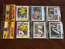 2 Unopened Rack Packs 1988 Topps 42 Cards Each - 84 Total Cards