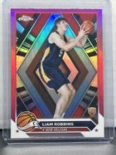 Liam Robbins 2024 Topps Chrome Pink Refractor Rookie RC #174