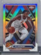 OG Anunoby 2024 Topps Chrome Refractor #123