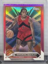 Immanuel Quickley 2024 Topps Chrome Pink Refractor #131