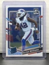 Dorian Williams 2023 Panini Donruss Optic Rated Rookie RC #212