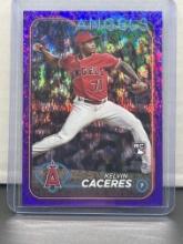 Kelvin Caceres2024 Topps Purple (#409/799) Foilboard Rookie RC #680