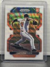 Zac Lowther 2022 Panini Prizm White Wace Prizm Rooke RC #166