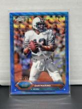 Dan Marino 2024 Topps Composite Topps Chrome Blue Wave (#67/75) Refractor #12