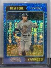 Aaron Judge 2023 Topps Heritage Chrome Blue Sparkle Refractor #152