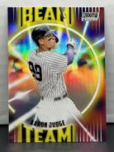 Aaron Judge 2022 Topps Stadium Club Chrome Beam Team Refractor Insert #BT-12