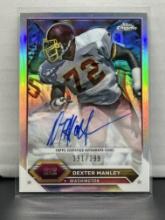 Dexter Manley 2024 Topps Composite Topps Chrome (#191/299) Refractor Auto #TCA-DM