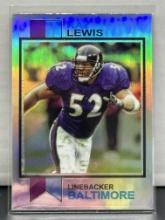 Ray Lewis 2024 Topps Composite 1973 Design Chrome Refractor Insert #1973-2