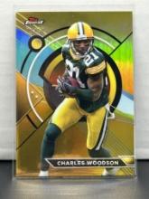 Charles Woodson 2024 Topps Composite Topps Finest Gold (#29/50) Refractor #187