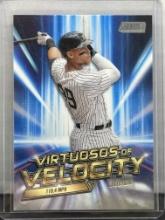 Aaron Judge 2023 Topps Stadium Club Virtuosos of Velocity Insert #VV-4