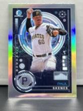 Paul Skenes 2024 Bowman Chrome Bowman AI Refractor Insert #BAI-15