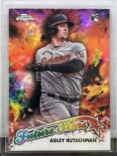 Adley Rutschman 2023 Topps Chrome Future Stars Refractor Rookie RC Insert #FSU-8