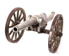 Old Civil War Artillery Cannon Model