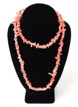 Gorgeous Angel Coral Long Necklace