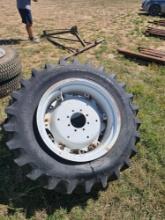 TWO TRACTOR WHEELS