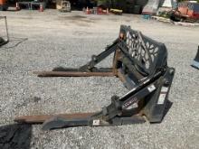 Virning Forks with Grapples for Skid Steer