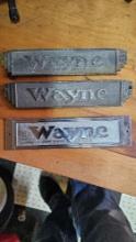 3 Wayne Fuel Pump Badges