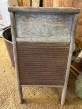 wooden washboard