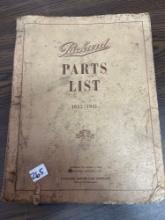 1935-1941 Packard parts list