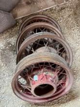 Ford wire wheels