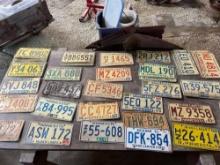 Vintage License plates