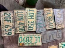 vintage license plates