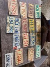 vintage license plates