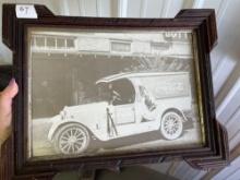 coca-Cola Truck framed picture