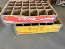 2 Coca-Cola crates