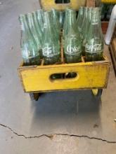 coca-Cola crate with carrier and bottles