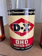 D-X oil can