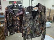 2 Camo lightweight jackets Size XL