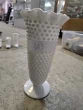 9" Milk Glass vase