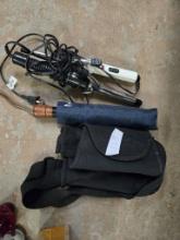 Curling Irons, umbrella and Back brace