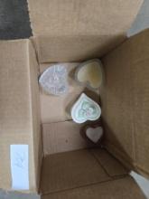 Glass Heart Candles