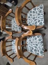 4 Kitchen chairs with cushions