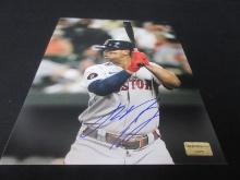 Rafael Devers Signed 8x10 Photo EUA COA