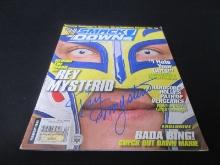 Rey Mysterio Signed Magazine EUA COA