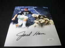 Jack Ham Signed 8x10 Photo JSA Witnessed