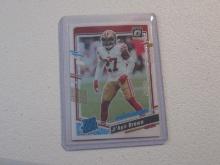 2023 DONRUSS OPTIC JI'AYIR BROWN RC 49ERS