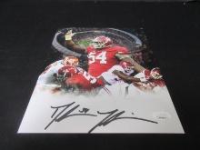 Dalvin Tomlinson Signed 8x10 Photo JSA Witnessed