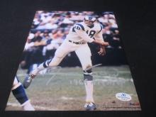 Roman Gabriel Signed 8x10 Photo FSG COA