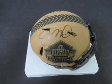 Joe Montana Signed HOF Mini Helmet GAA COA