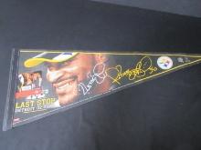 Jerome Bettis Signed Pennant RCA COA