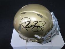 Jerome Bettis Signed Mini Helmet GAA COA